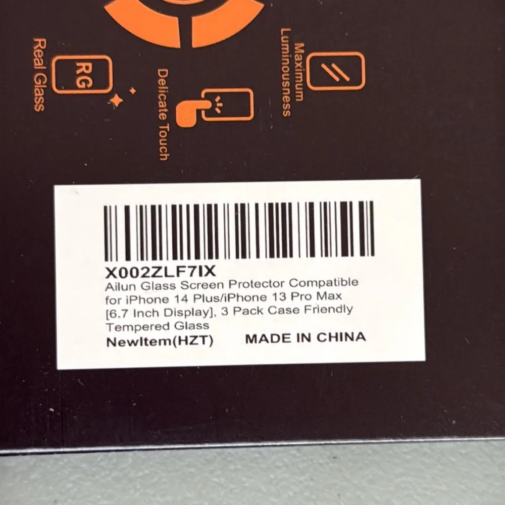 Ailun Glass Screen Protector IPhone 14 Plus/ IPhone 13 Pro Max
